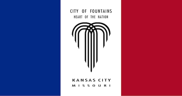 Bandera de Kansas City vector de la imagen