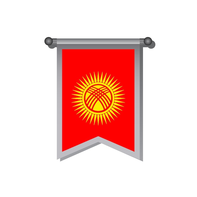 Bandera de Kirguistán