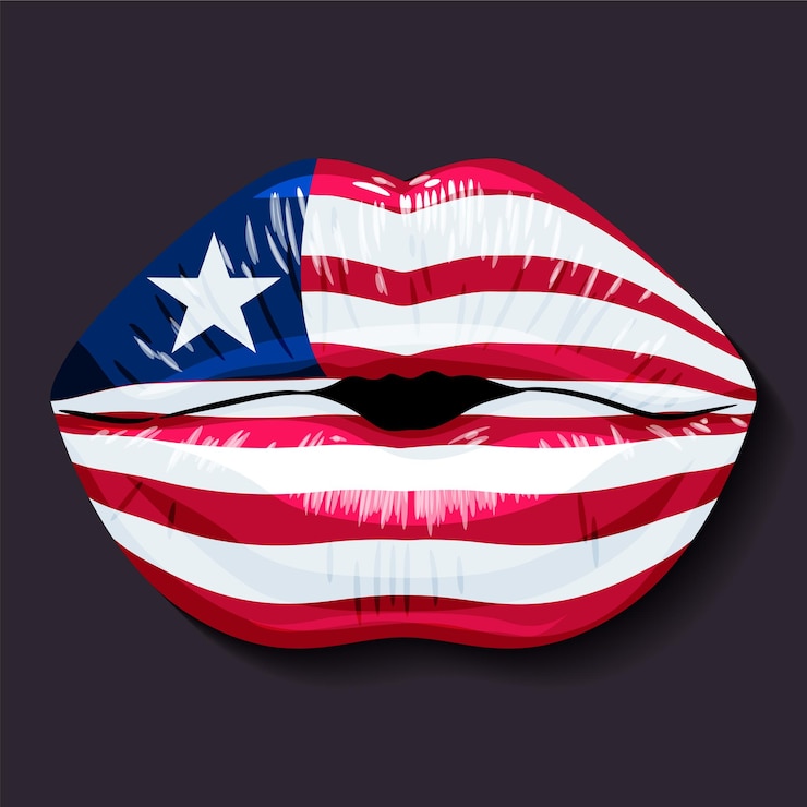 Vector bandera de liberia