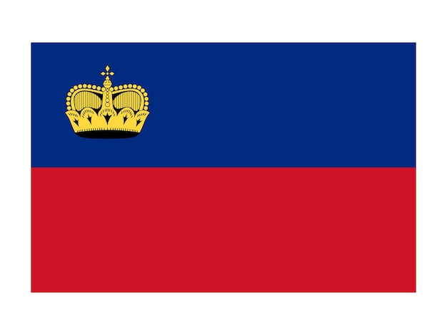 Bandera de Liechtenstein Bandera oficial del país Icono de la bandera mundial Icono de la bandera internacional