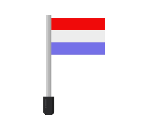 Vector bandera de luxemburgo