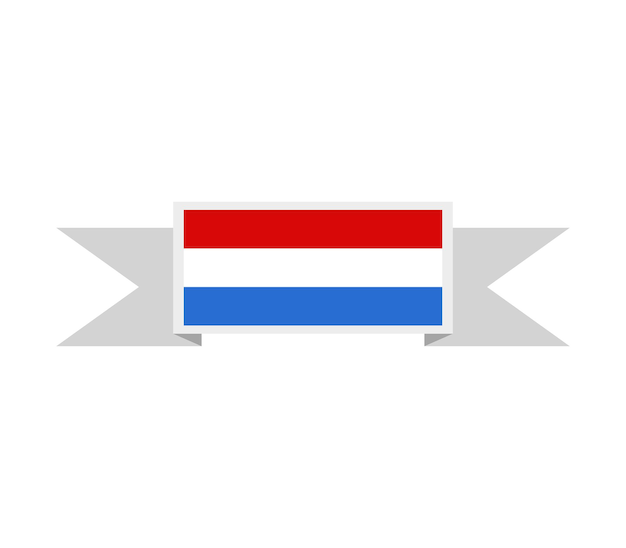 Vector bandera de luxemburgo