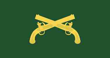 Vector bandera del mariscal general del preboste del ejército de los estados unidos