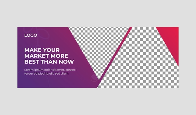 Bandera de marketing para empresas