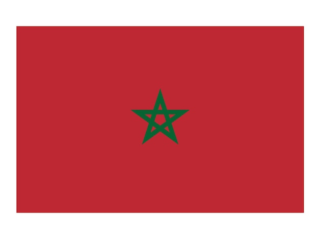 Bandera de Marruecos Bandera oficial del país Icono de la bandera mundial Icono de la bandera internacional