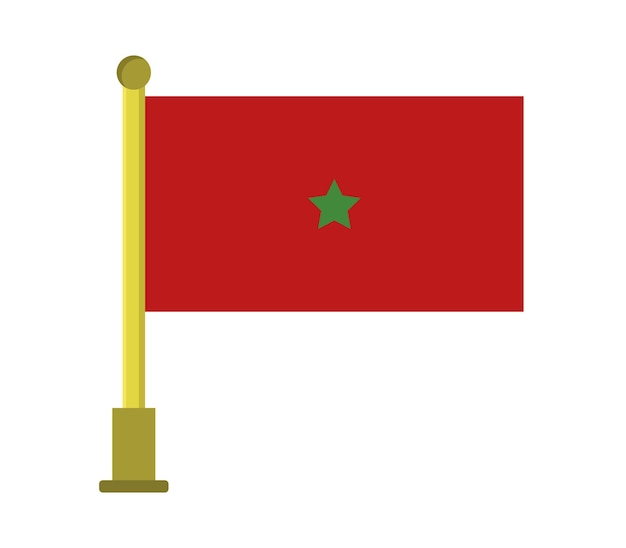 bandera de Marruecos