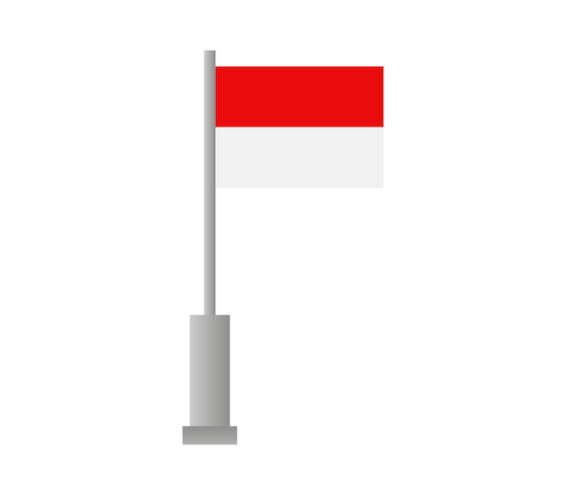Bandera de mónaco