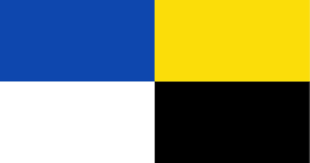 Bandera del municipio de Érezée en Bélgica imagen vectorial