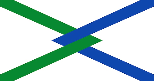 Bandera del municipio de Hamme en Bélgica imagen vectorial
