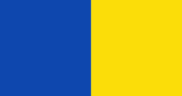 Bandera del municipio de Herve en Bélgica imagen vectorial