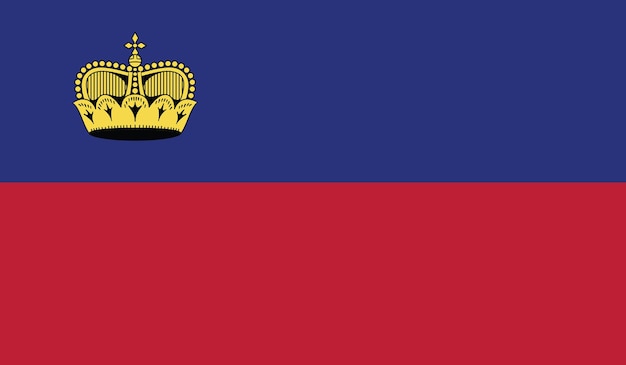 Bandera nacional de liechtenstein