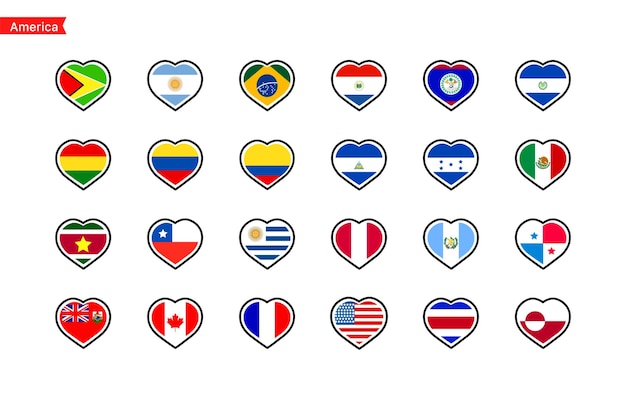 Bandera nacional de Marruecos Iconos de la bandera marroquí en forma de corazón de círculo cuadrado Banderas aisladas para la selección de idiomas Iconos vectoriales