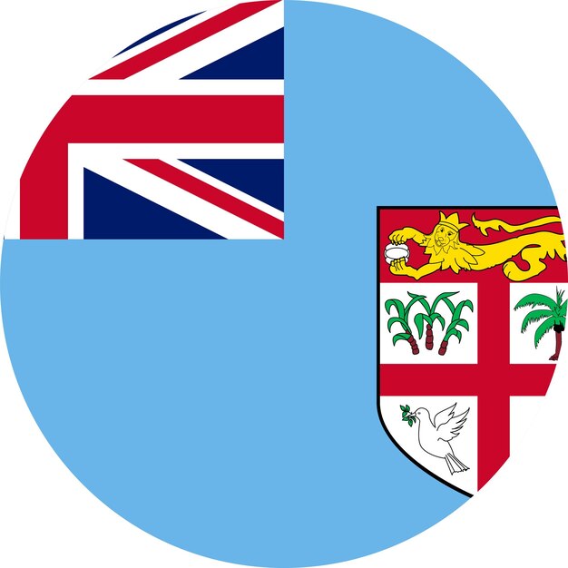 La bandera nacional del mundo Fiji