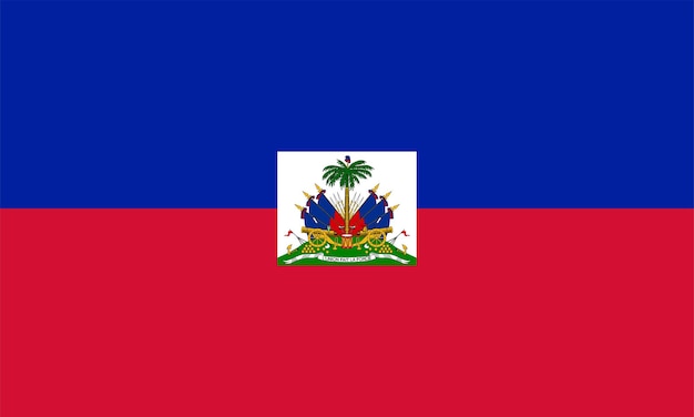 Vector la bandera nacional del mundo haití