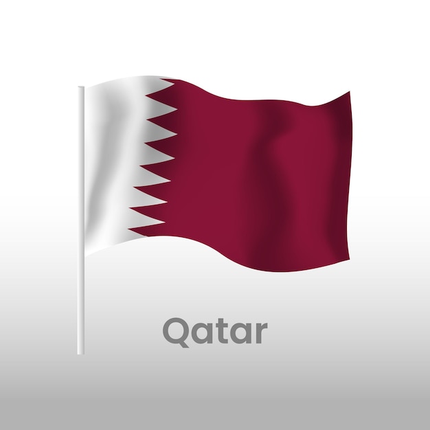 bandera nacional de qatar