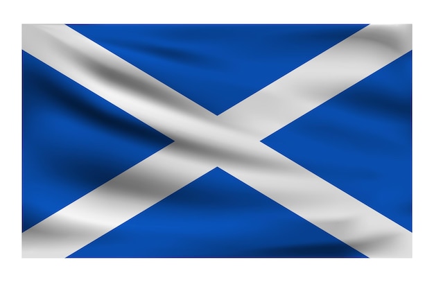 Bandera nacional realista de Escocia