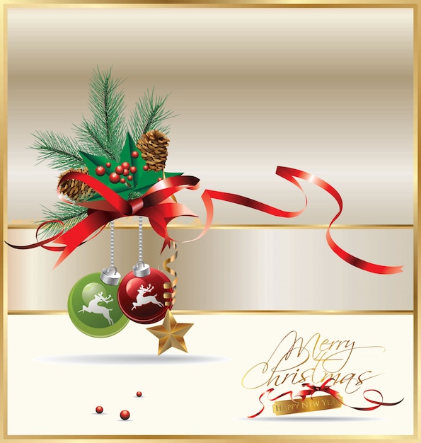 Bandera de navidad