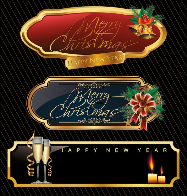 Bandera de navidad