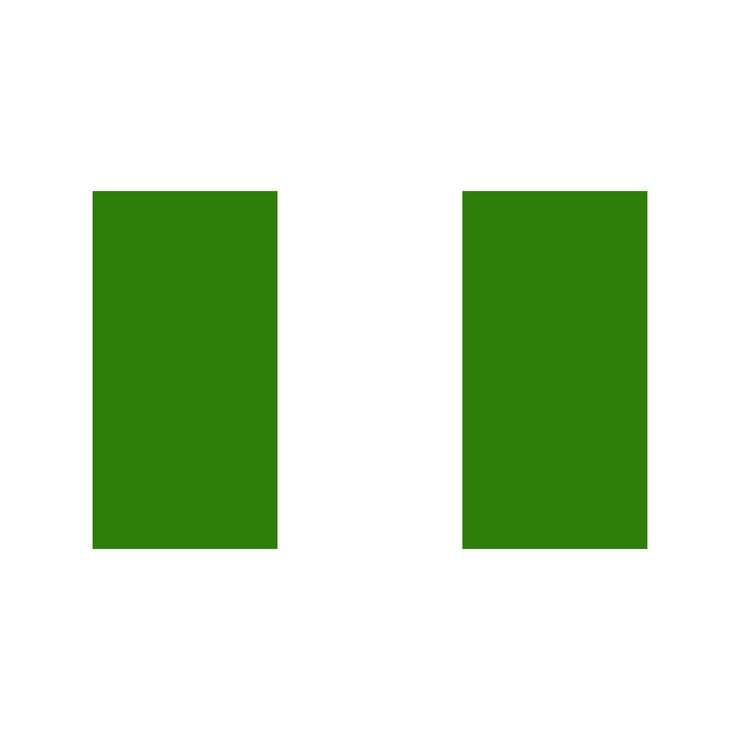 Vector bandera nigeria