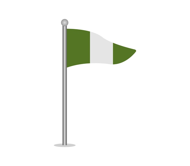 Vector bandera nigeria