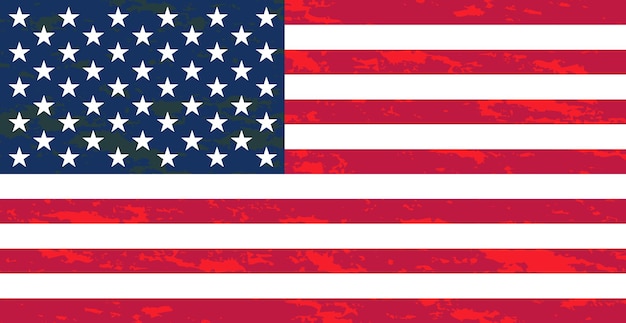 Bandera oficial de los estados unidos de américa vector