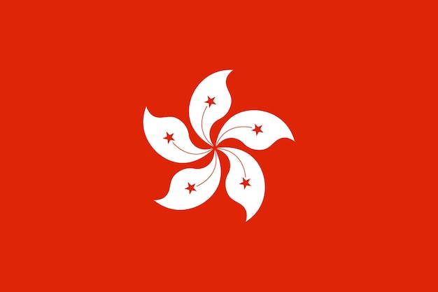 Bandera oficial de Hong Kong Símbolo nacional de Hong Kong