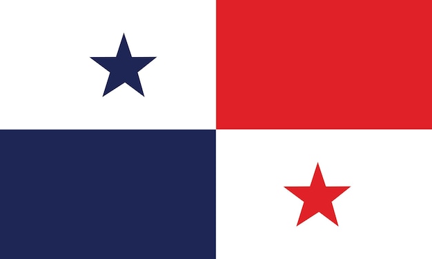 La bandera oficial de Panamá La bandera panameña bandera nacional de América del Norte