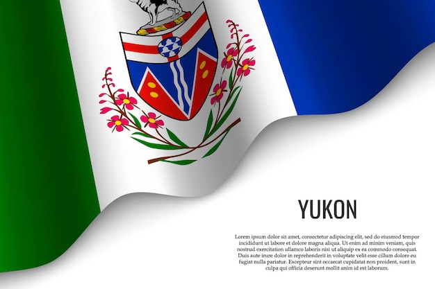 Bandera ondeante sobre fondo transparente