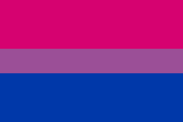 Vector bandera del orgullo bisexual