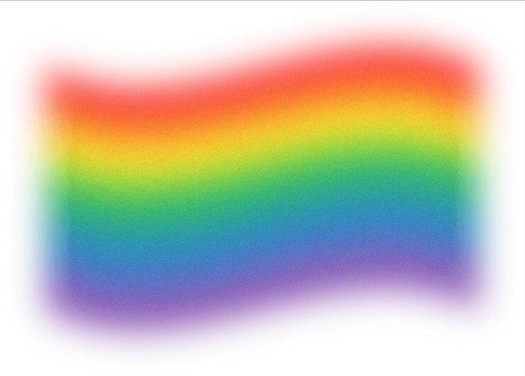 La bandera del orgullo del estilo Aura
