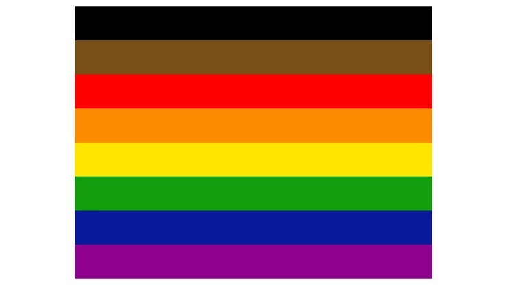 Vector bandera del orgullo de filadelfia comunidad lgbt diseño plano cultura urbana fondo de pantalla y fondo