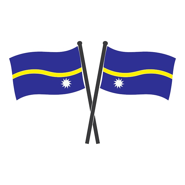 Bandera del país de Nauru