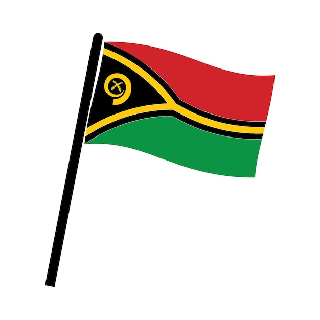 Bandera del país de Vanuatu