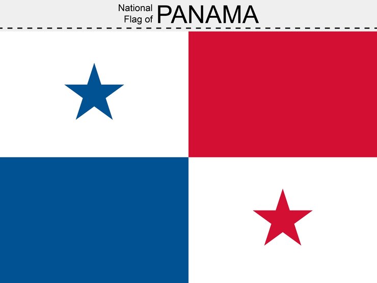 Vector bandera de panamá