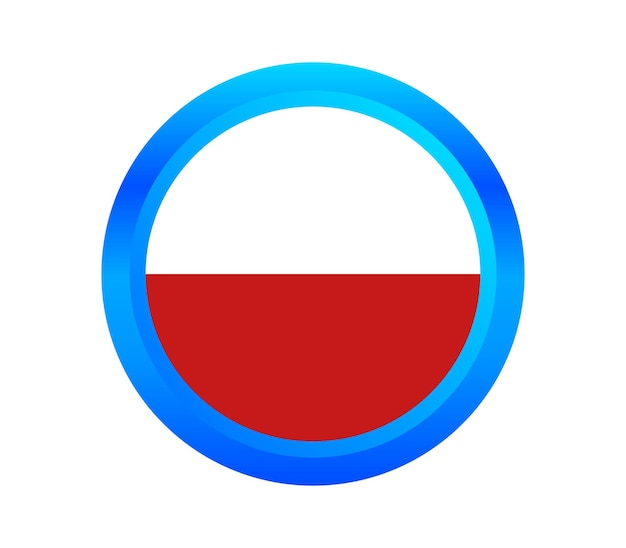 bandera de polonia ilustrada