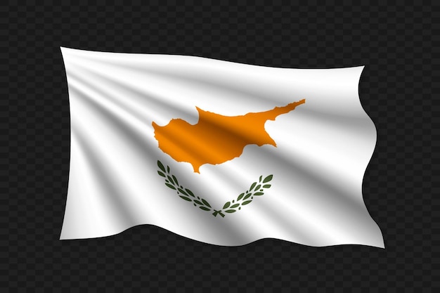 bandera que agita 3D