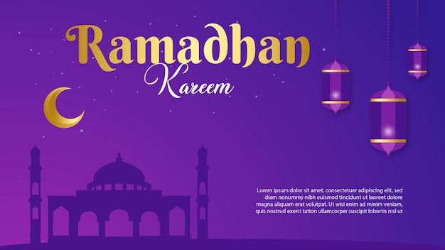 BANDERA DE RAMADHAN KAREEM NUEVO