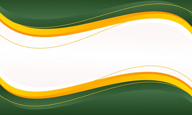 una bandera con rayas amarillas y verdes y una franja amarilla