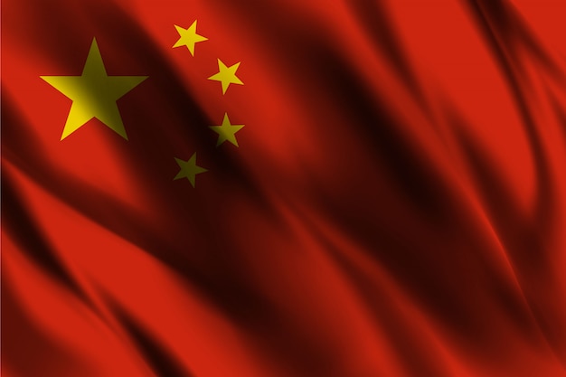 Vector bandera de la república popular de china