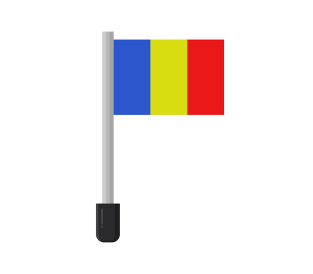 bandera de rumania