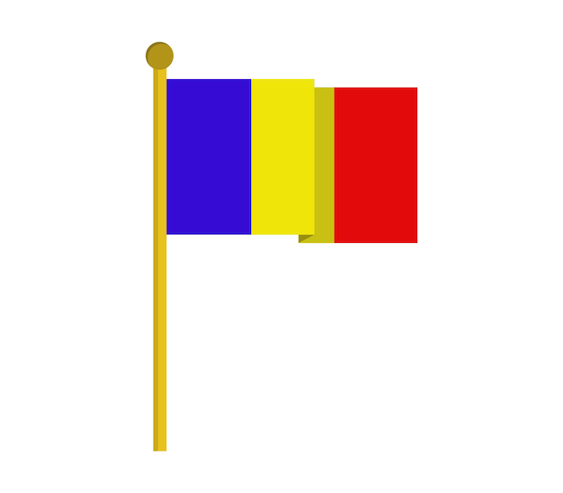 bandera de rumania