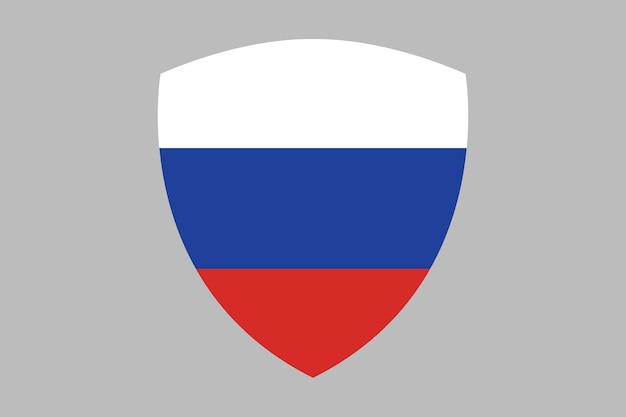Bandera de Rusia signo de Rusia bandera gráfico vectorial de Rusia bandera del país es un símbolo de la libertad