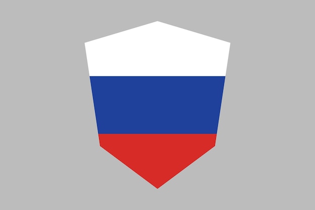 Bandera de Rusia signo de Rusia bandera gráfico vectorial de Rusia bandera del país es un símbolo de la libertad