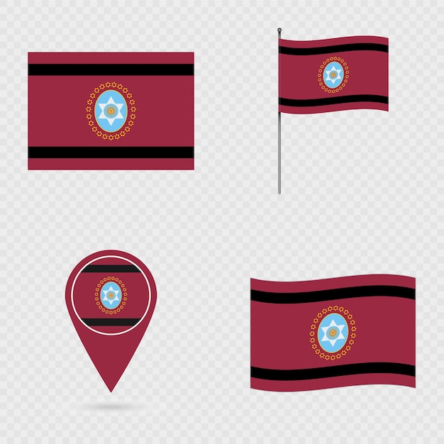Bandera de Salta Establece la división administrativa de la Argentina