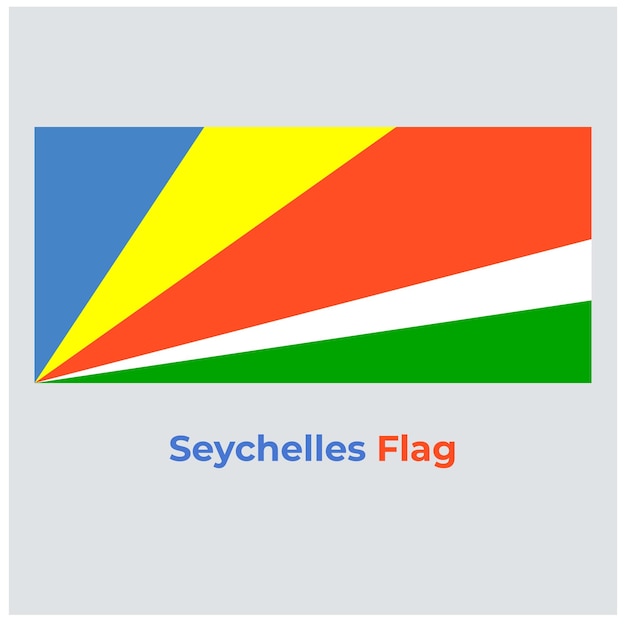 La bandera de Seychelles