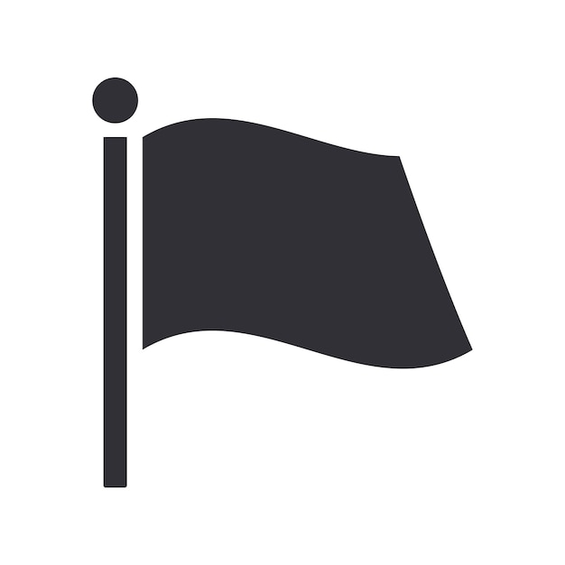 Bandera silueta