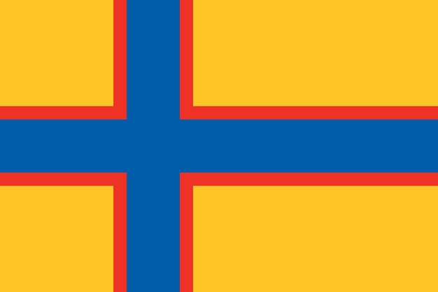 Bandera simple de Ingria