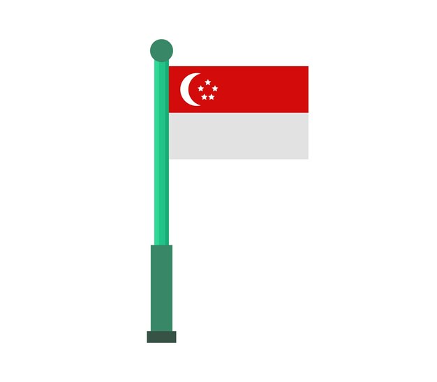 bandera de singapur