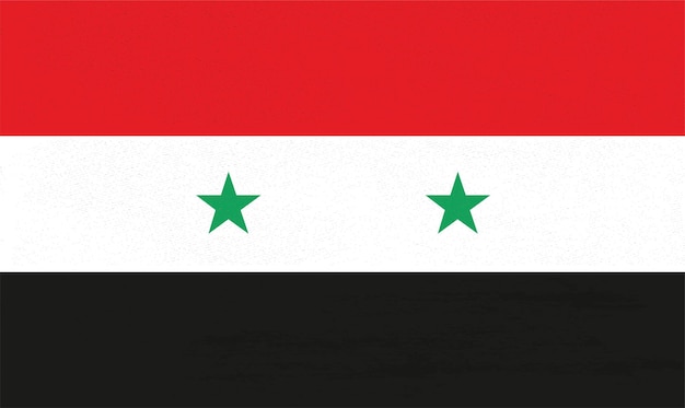 Bandera de Siria vector libre