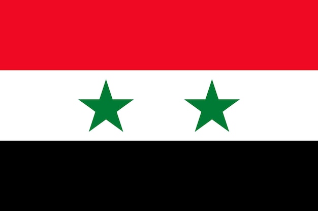 Vector bandera de siria